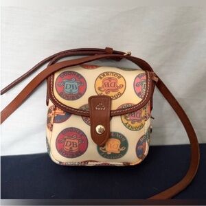 Vintage Y2K Dooney & Burke medallion mini Crossbody